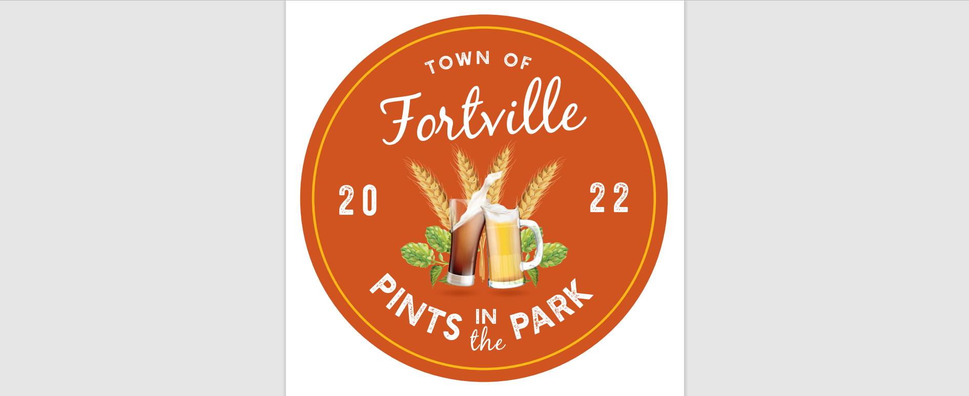 Pints in the Park Town of Fortville